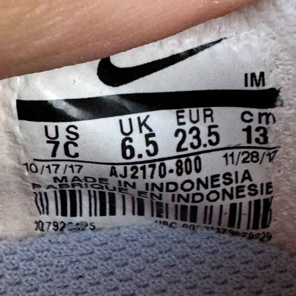 Size 7c - BABY‎ GIRL Nike Blazer Low Shoes, Crimson Tint AJ2170-800
